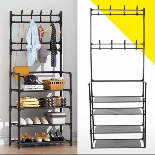 Zapatero Perchero Organizador para Ropa y Calzado - Eikyo